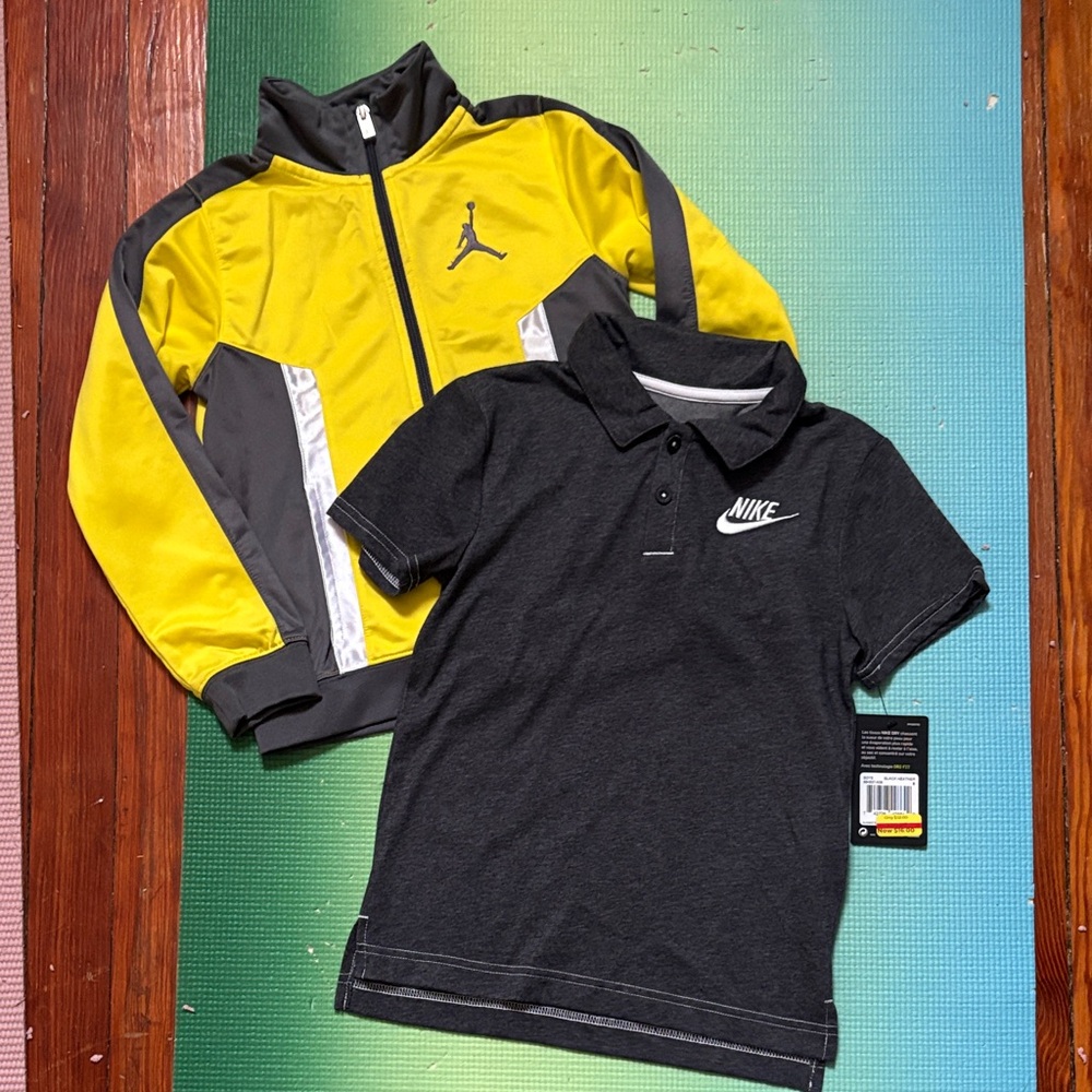 Nike Black Polo Shirt for Kids